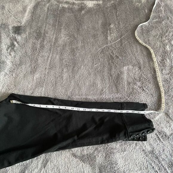 Ann Taylor black slim cropped pants stretchy Sz 8P - Picture 12 of 12